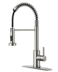 Kitchen Faucet Pull Down Sprayer, Classic High Arc, Brushed Nickel