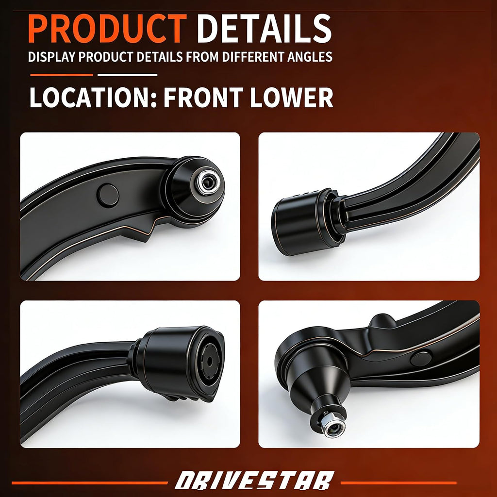 K620004 K620005 Front Lower Control Arms w/Ball Joint Assembly
