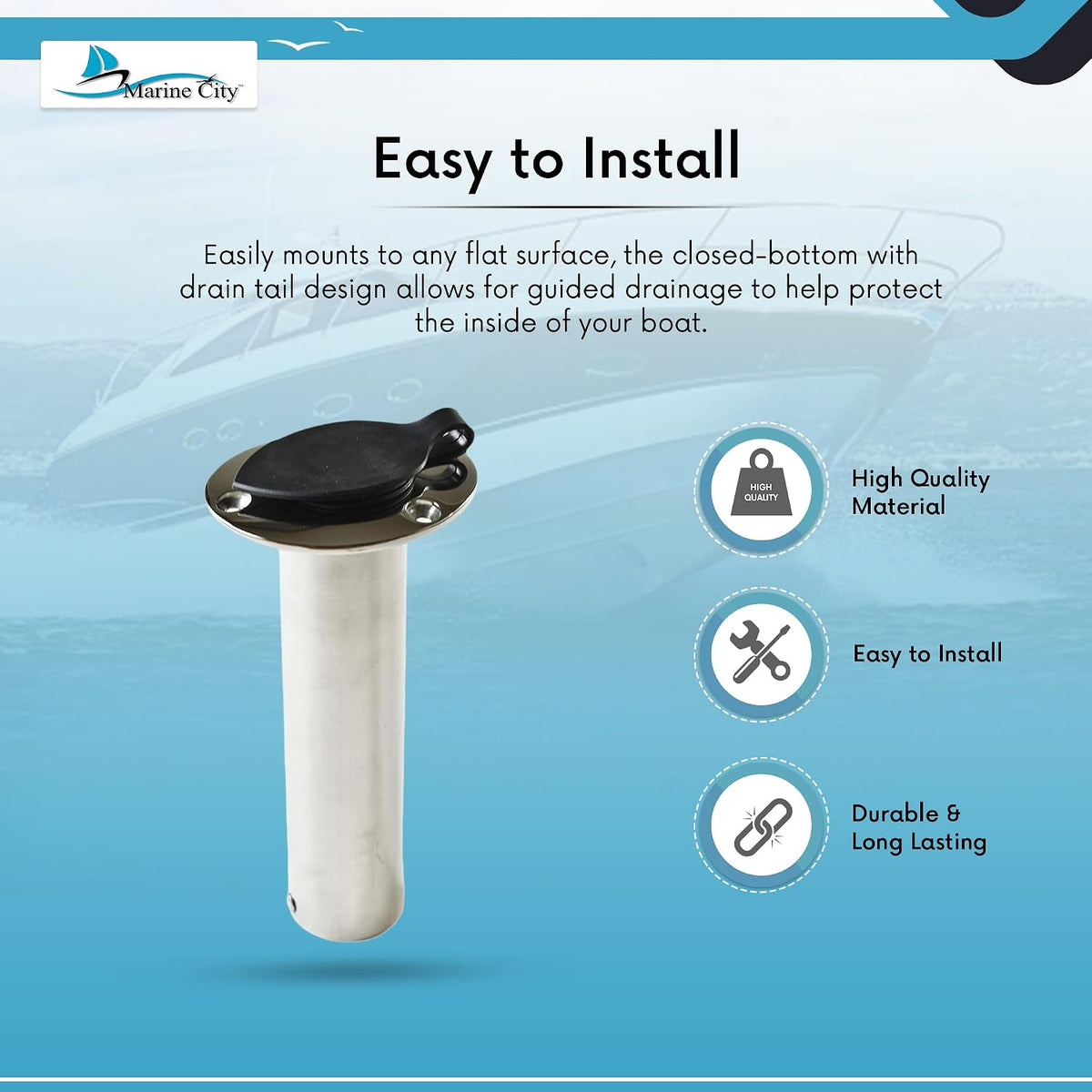 Marine City Fishing Rod Holder