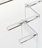 Clear Acrylic Display Riser 2 Tier Cupcake Stand Shelf for Decoration and Organizer