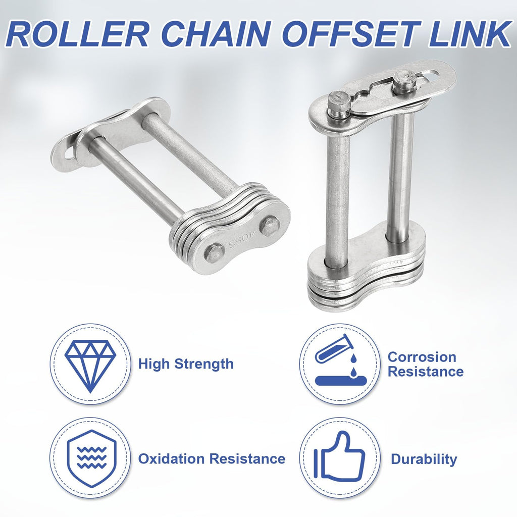 DTGN 2Pcs ANSI #40 Roller Chain Connect Link, 12.70mm Pitch