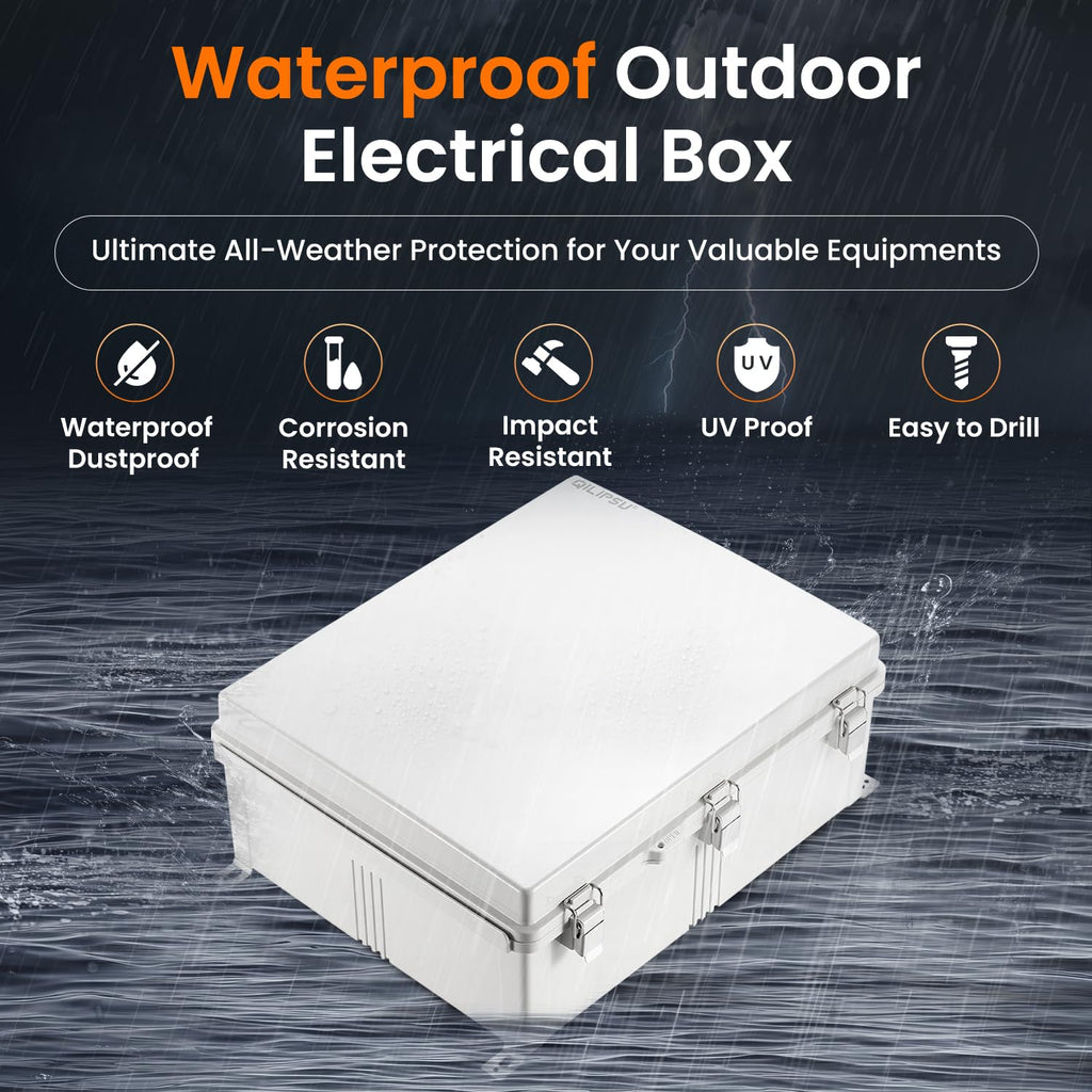 QILIPSU Outdoor Electrical Box Waterproof Junction Box 20"x16.1"x7.9"