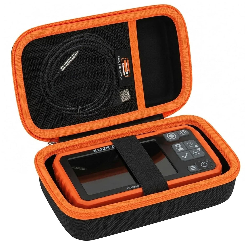 Hard EVA Carrying Case Compatible with Klein Tools ET17 Utility Borescope Endoscope Inspection Camera, Portable Shockproof Storage Box (Case Only)