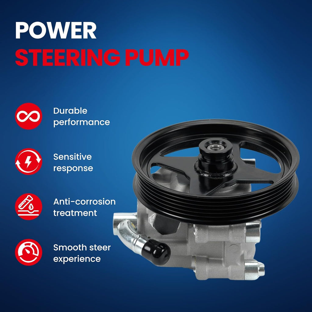 MOCA 20-312P1 Power Steering Pump 04-08 for Ford F-150 FX4 5.4L