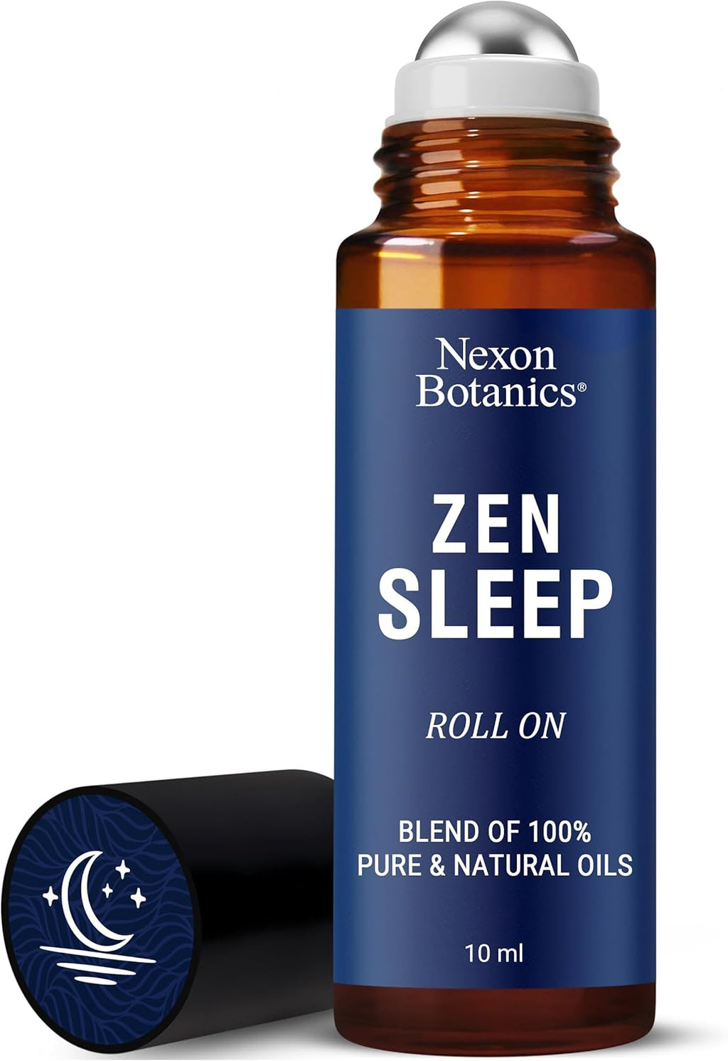 Zen Sleep Essential Oil Roll On 10-ml - Calming Blend for Deep Sleep | Pre-Diluted Easy-to-Use Roller Ball for