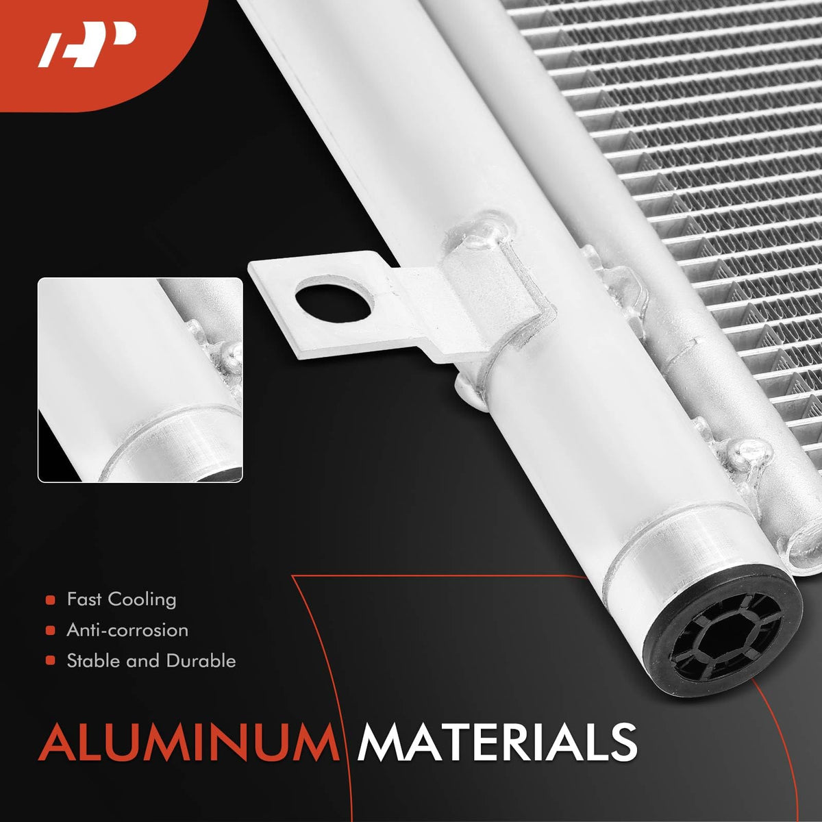 A-Premium Air Conditioning Condenser Compatible with Mazda