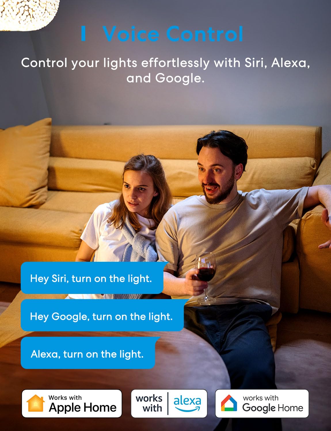 meross Smart Light Switch Single Pole, Supports HomeKit, Wi-Fi Light Switch