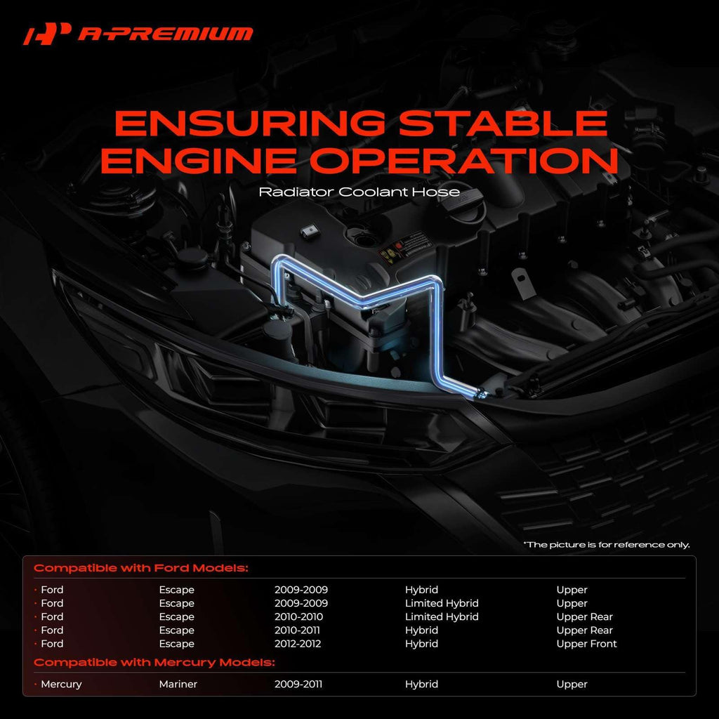 A-Premium Upper Engine Radiator Coolant Hose Compatible with Ford, Mercury