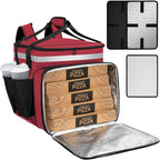 Food Delivery Backpack, Expandable Delivery Backpack Pizza Bag, L