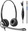 Cisco Phone Headset with Microphone Noise Cancelling, RJ9 Telephone Headsets Compatible with Cisco Office Phones 7940