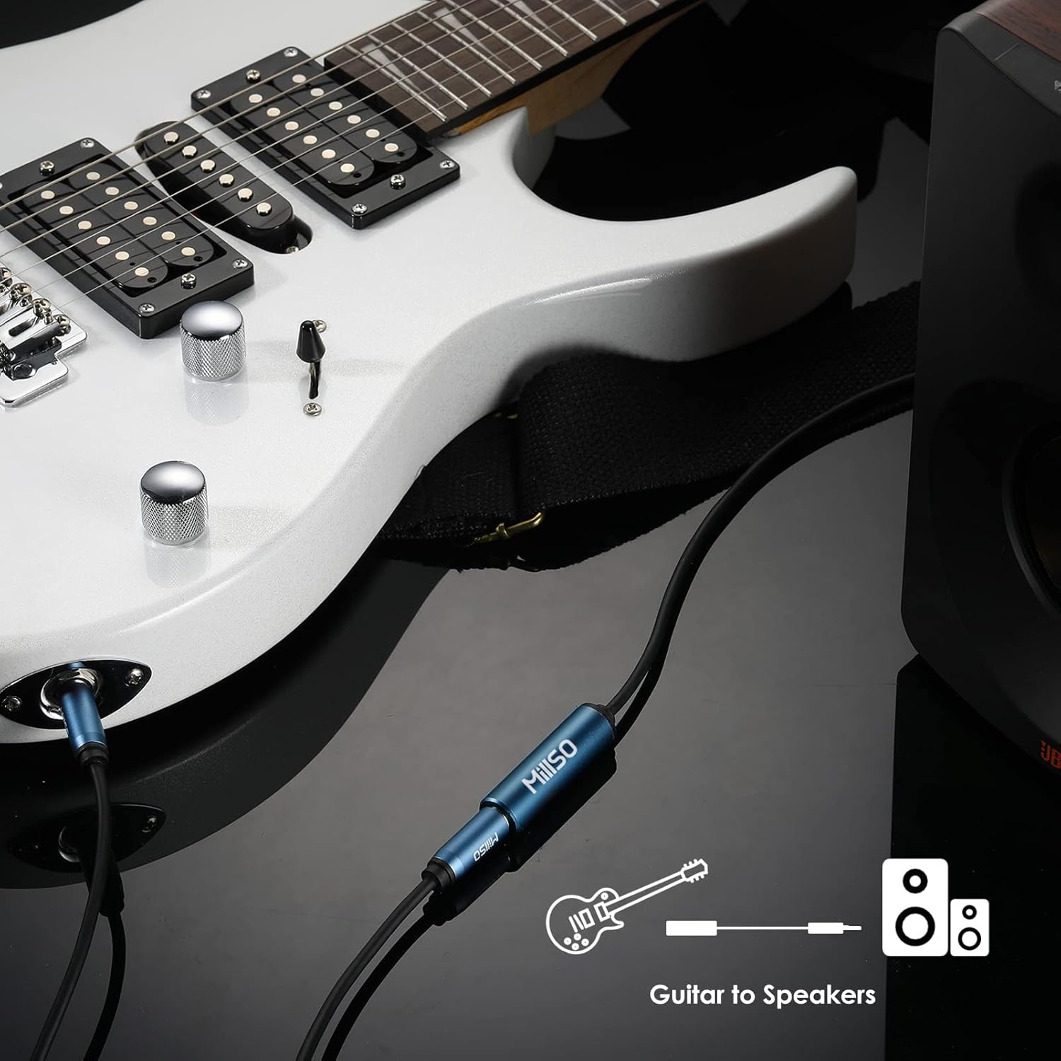 1/4 to 3.5mm Headphone Adapter, TRS 6.35mm Female to 3.5mm Male 1/8 to 1/4 Stereo Audio Adapter for Amplifiers
