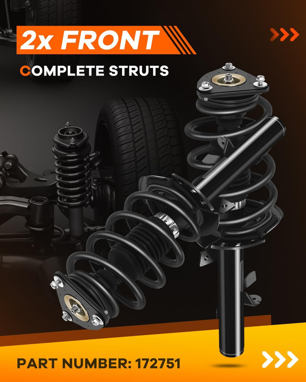 OCPTY Front Complete Strut Assembly for Ford for Escape FWD 2014-2019