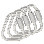 Cionyce M6 Delta Quick Links Triangle 1/4 Inch, 4 Pcs