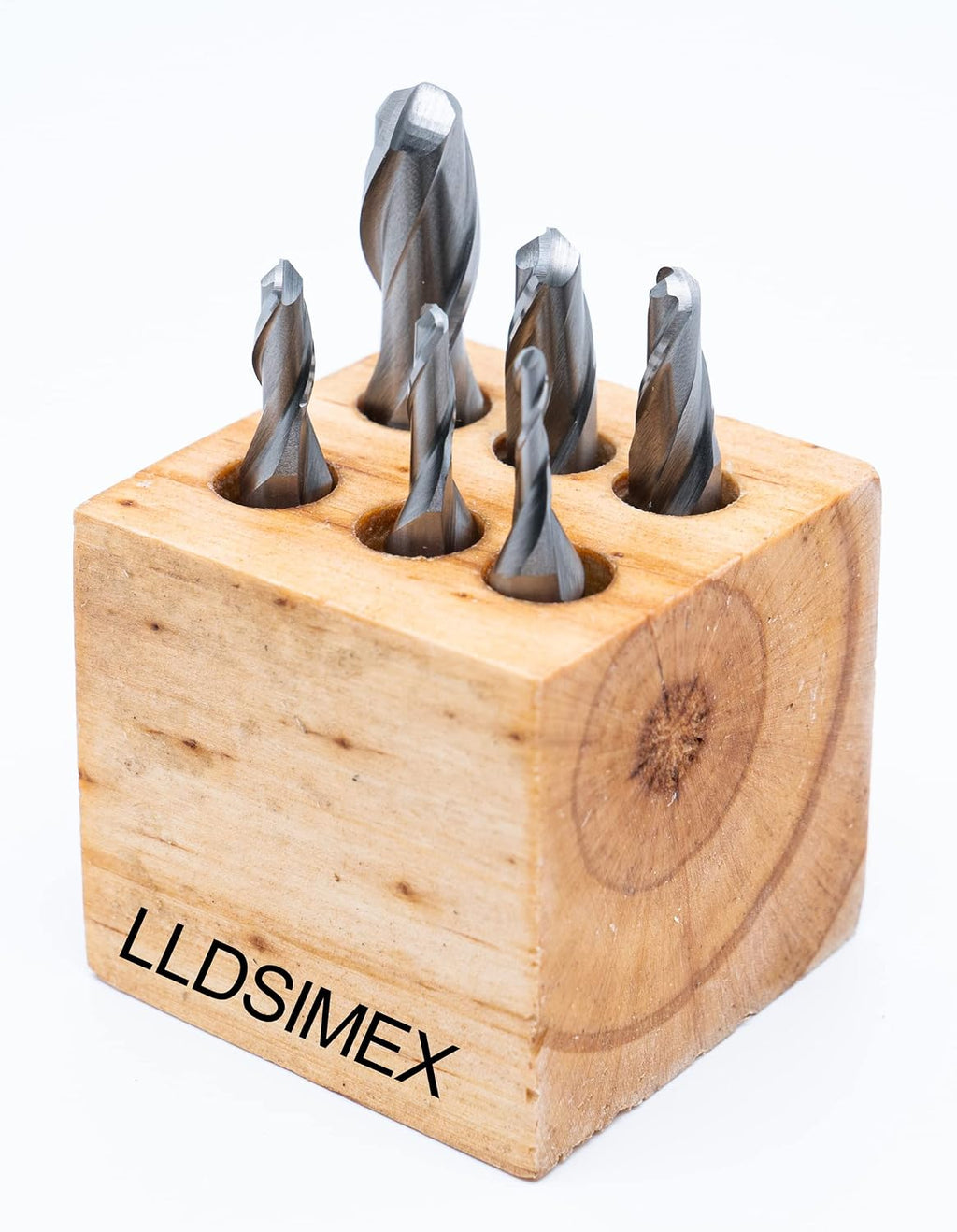 M2 HSS 6PC Set Ball END Two Flute END Mills Set 1/8-1/2