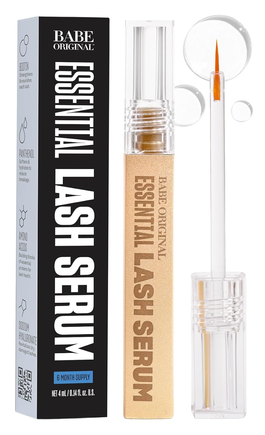 Lash Serum - Fuller & Longer Looking Eyelashes, Advanced Lash Enhancing Treatment for Natural Lashes, Extensions &