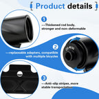 2PCS Bike Fork Mount Block, Alloy Quick Release Thru Axle