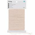 Cotton Butchers Twine, Natural Thin Beige Cotton String 2mm 164Ft