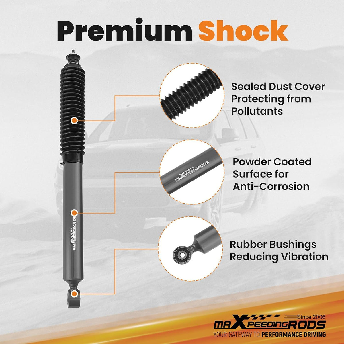 maXpedingrods 3" Lift Leveling Kit for Toyota Tacoma 2005-2023