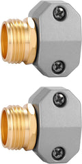 Male Coupling, Fits 5/8-Inch and 3/4-Inch Garden Hose Repair Fitting