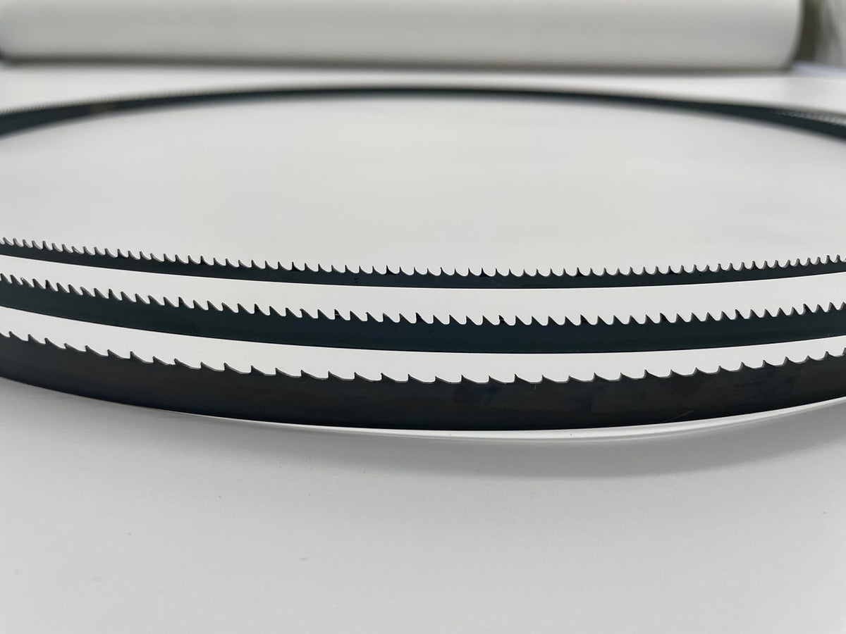 AYAO 56 1/8 inch Bandsaw Blades Assortment (1/8" 1/4" 3/8" Wide) for for Delta 28-180 and 28-185 8" Band Saws, 3PK