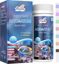 100 Pcs Aquarium Test Strips 6 in 1 Digital Water Testing Kit, Fish Tank Testing Strips for pH Nitrate Nitrite
