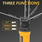 TOOLIOM 110V Tungsten Electrode Sharpener, 4 Sizes and 3 Angles