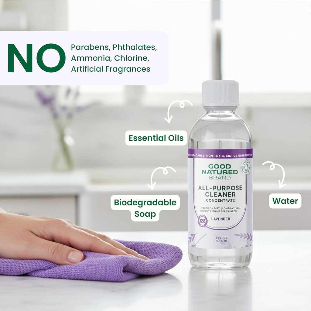 Carpet Deodorizer 31 oz Lavender & All-Purpose Cleaner Concentrate 8 oz Lavender