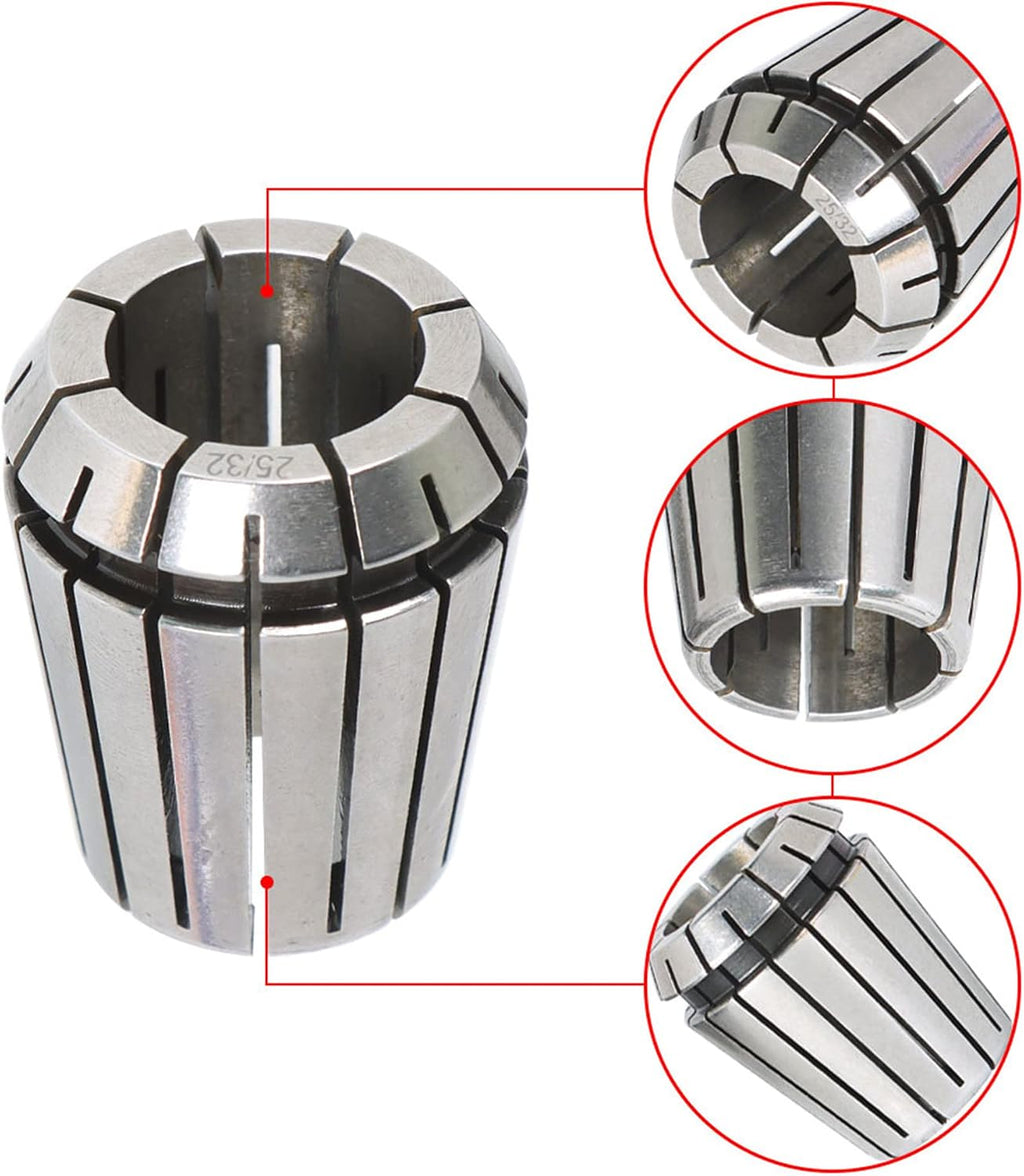 kimllier 10Pcs ER16 1-10MM Spring Collet Set