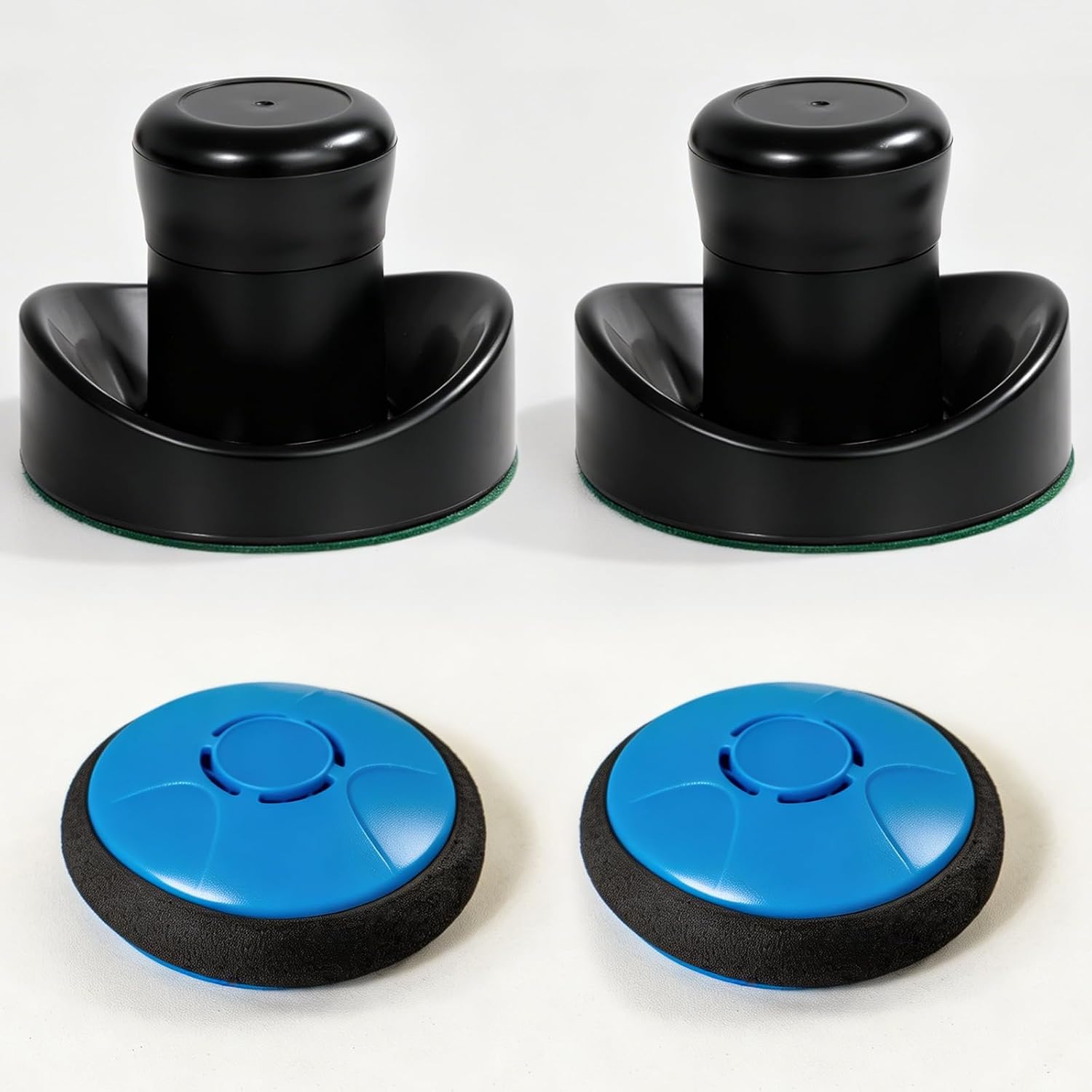 Air Hockey Pushers and Air Hockey Pucks | Indoor Games Goal Handles Paddles Replacement Accessories Set for Game