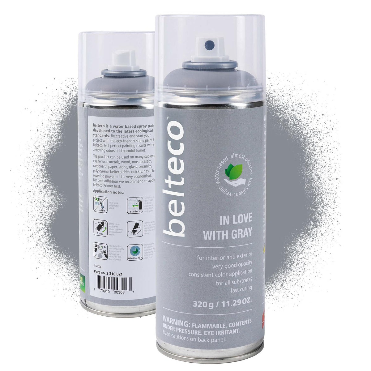 In Love With Grey Spray Paint | Water-based Spray Paint Grey
