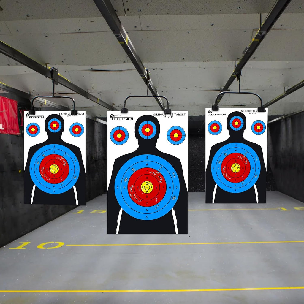 Silhouette Shooting Targets, 23X35 inch Paper Targets for Shooting Range, Suitable for Indoor/Outdoor Range Use with