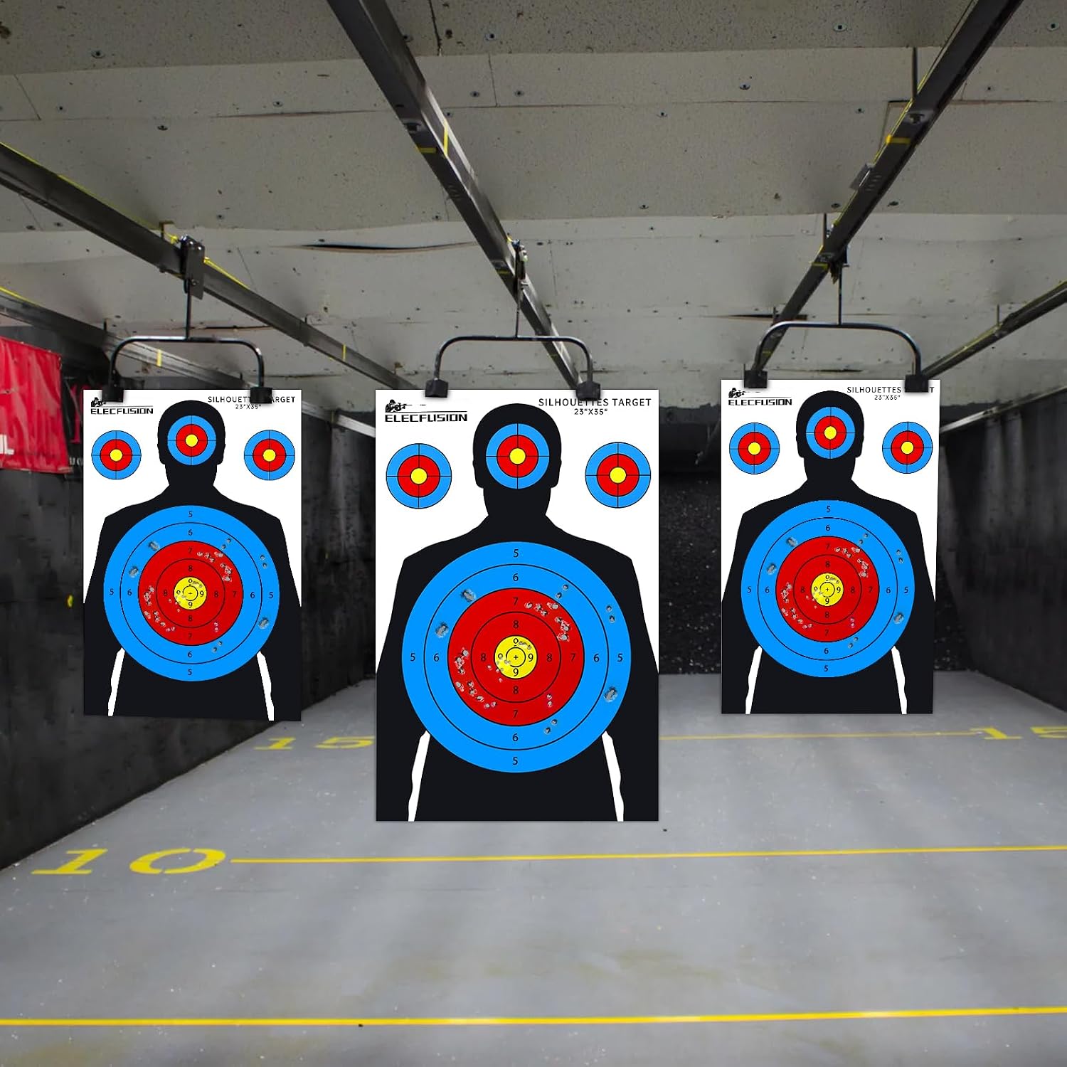 Silhouette Shooting Targets, 23X35 inch Paper Targets for Shooting Range, Suitable for Indoor/Outdoor Range Use with
