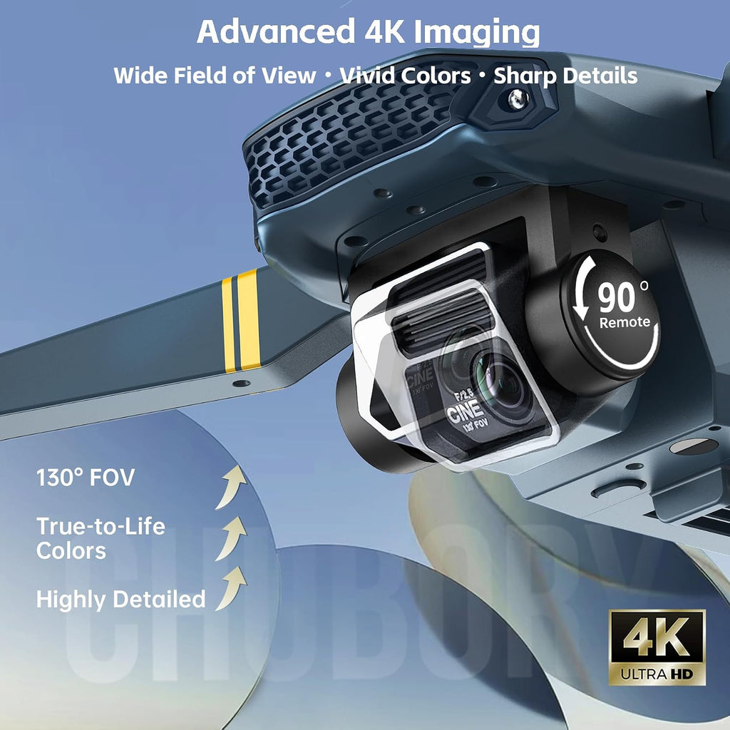 2650 ft Control Range 4K Drone with Camera for Beginners–84 min Flight Time 3 Batteries, WiFi Quadcopter Brushless