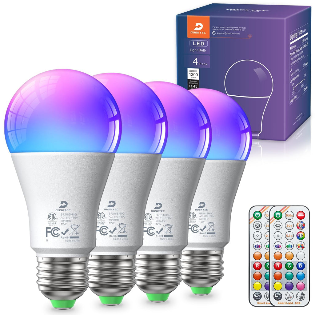 Color Changing Light Bulb, LED Light Bulbs 100 Watt Equivalent