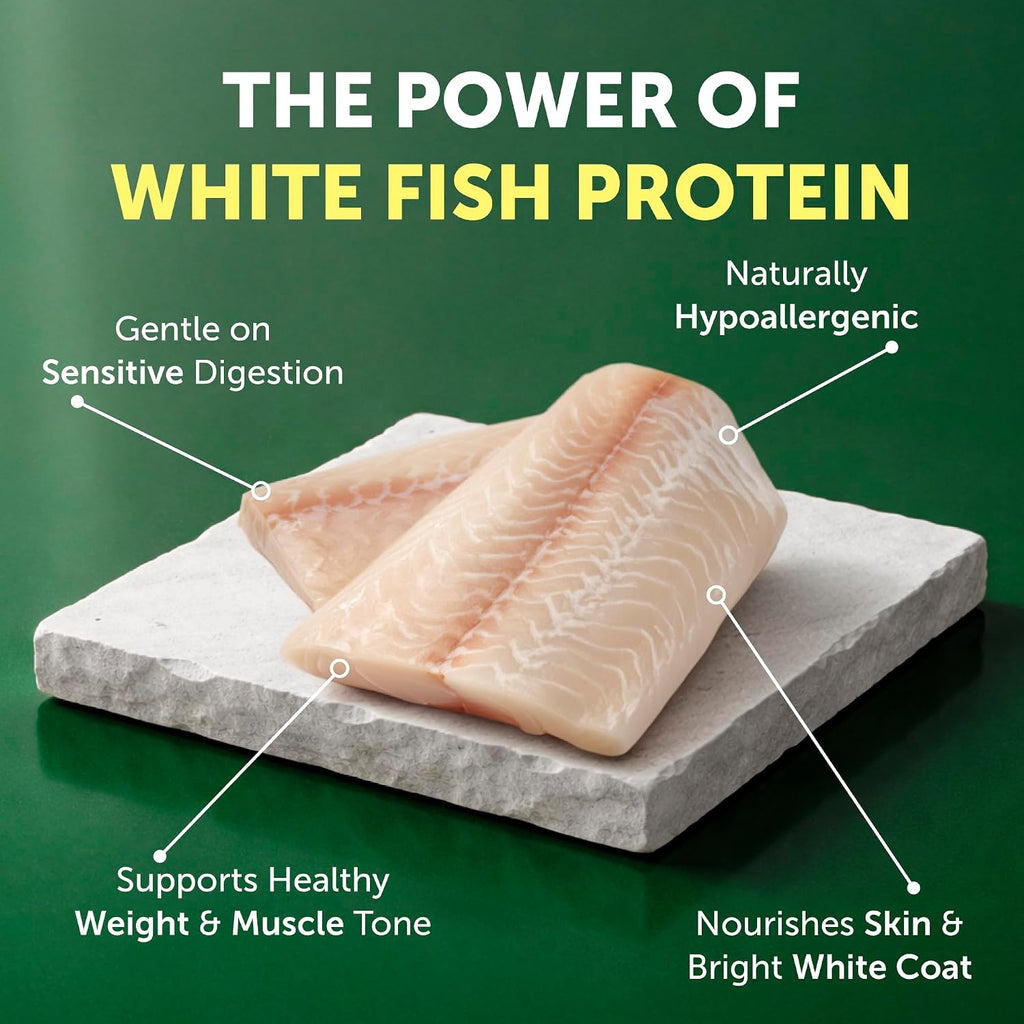Superior Care Adult Dog Dry Food, White Fish 3.3lb