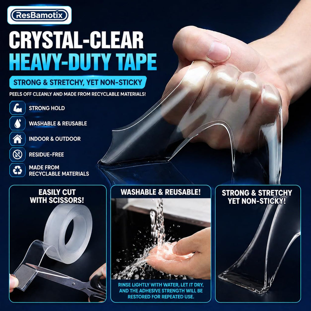 Nano Double Sided Tape, Removable Reusable Mounting Tape