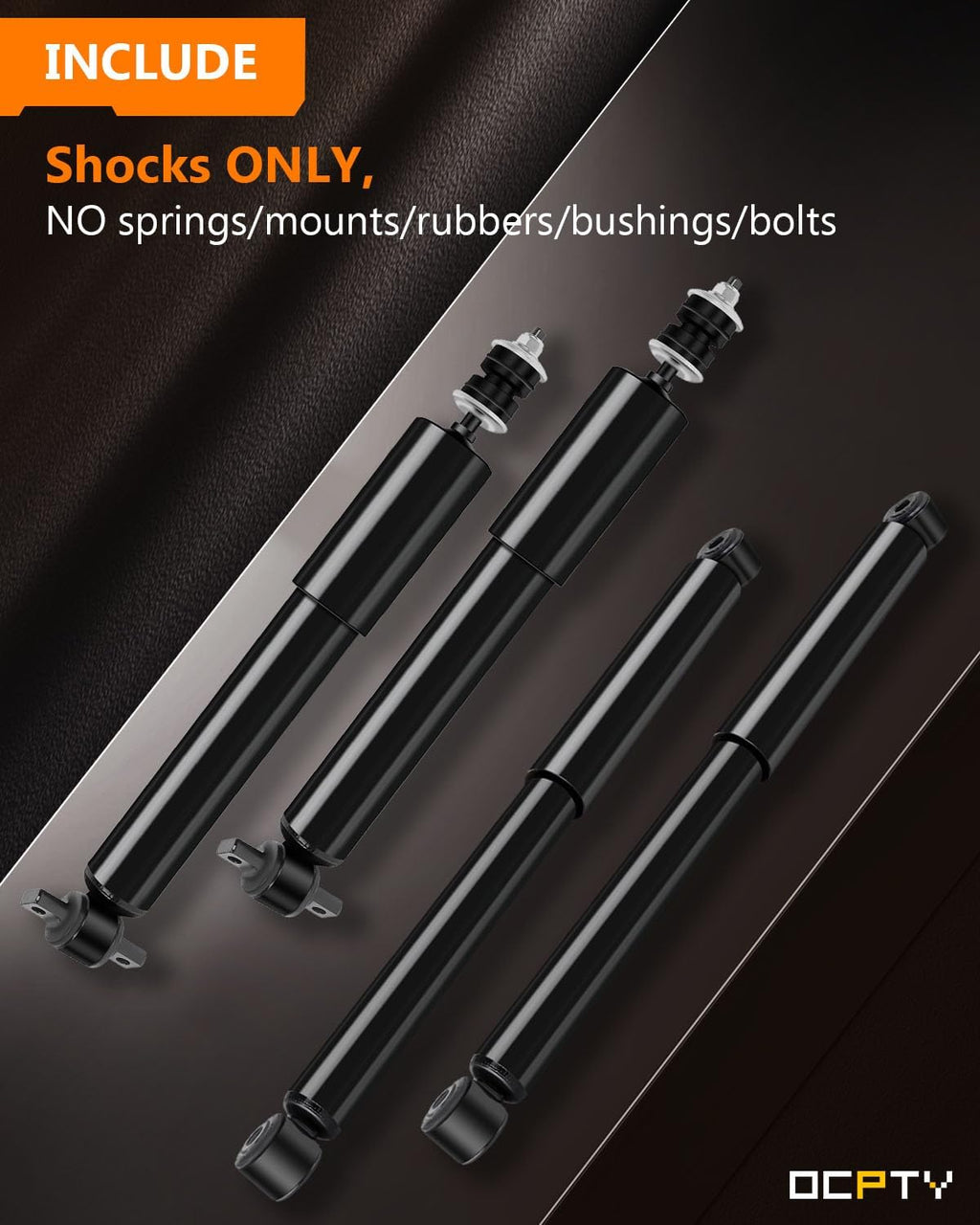OCPTY Front Rear Shocks Struts for Chevy Silverado 1500 Classic 2007 RWD