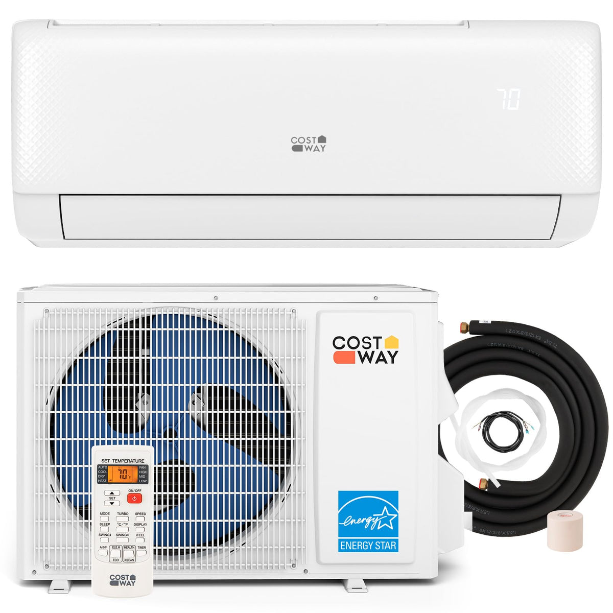 12,000 BTU Mini Split Air Conditioner, with Heat Pump
