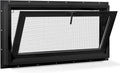Vinyl Hopper Basement Window 32" x 18" Black