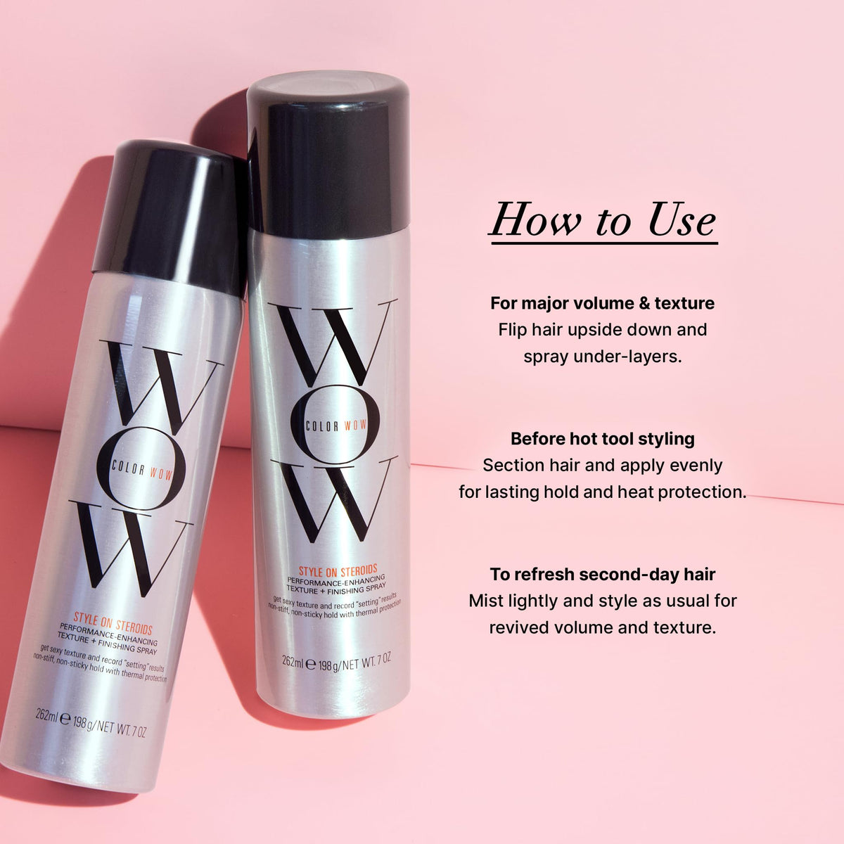 Style on Steroids – Texturizing Hair Spray for Volume