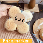 3 Inch Round Permanent Color-Code Dot Sticker, Kraft Color Coding Label