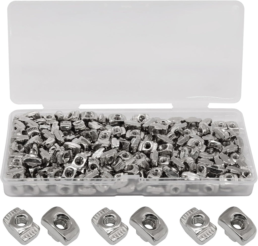 200 Pcs M3 Sliding T Slot Nuts for 2020 Series Aluminum