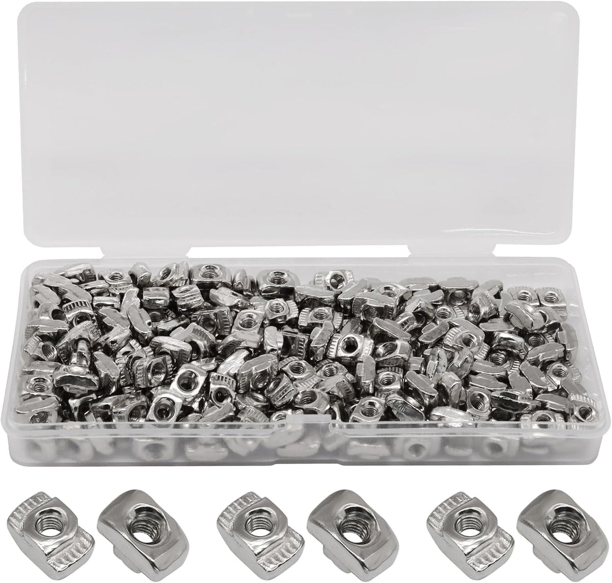 200 Pcs M3 Sliding T Slot Nuts for 2020 Series Aluminum