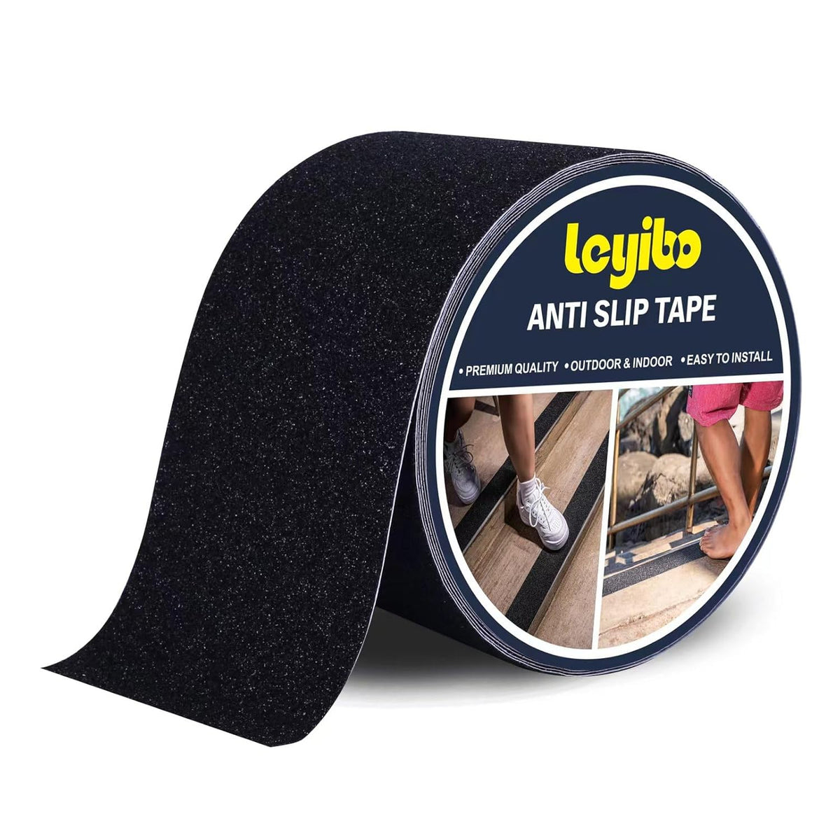 Anti Slip Tape 4" x 42' - Heavy-Duty Outdoor Grip Tape for Stairs