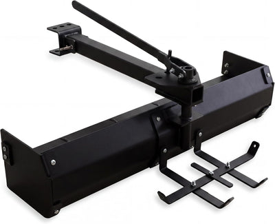 42 Inch Tow Behind Box Scraper, Lawn Tractor Attachments, Versatile Box Blade Attachment, with Tractor Box Blade