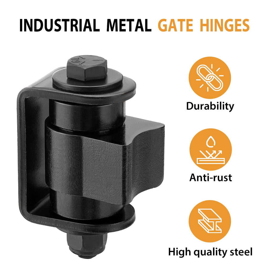 4-Pack Heavy Duty Weld-on Gate Hinge