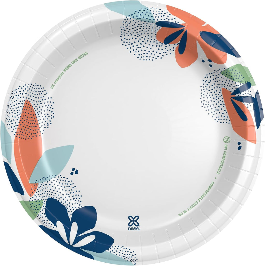Large Paper Plates 10 Inch, 150 Ct Disposable Paper Plate Pack
