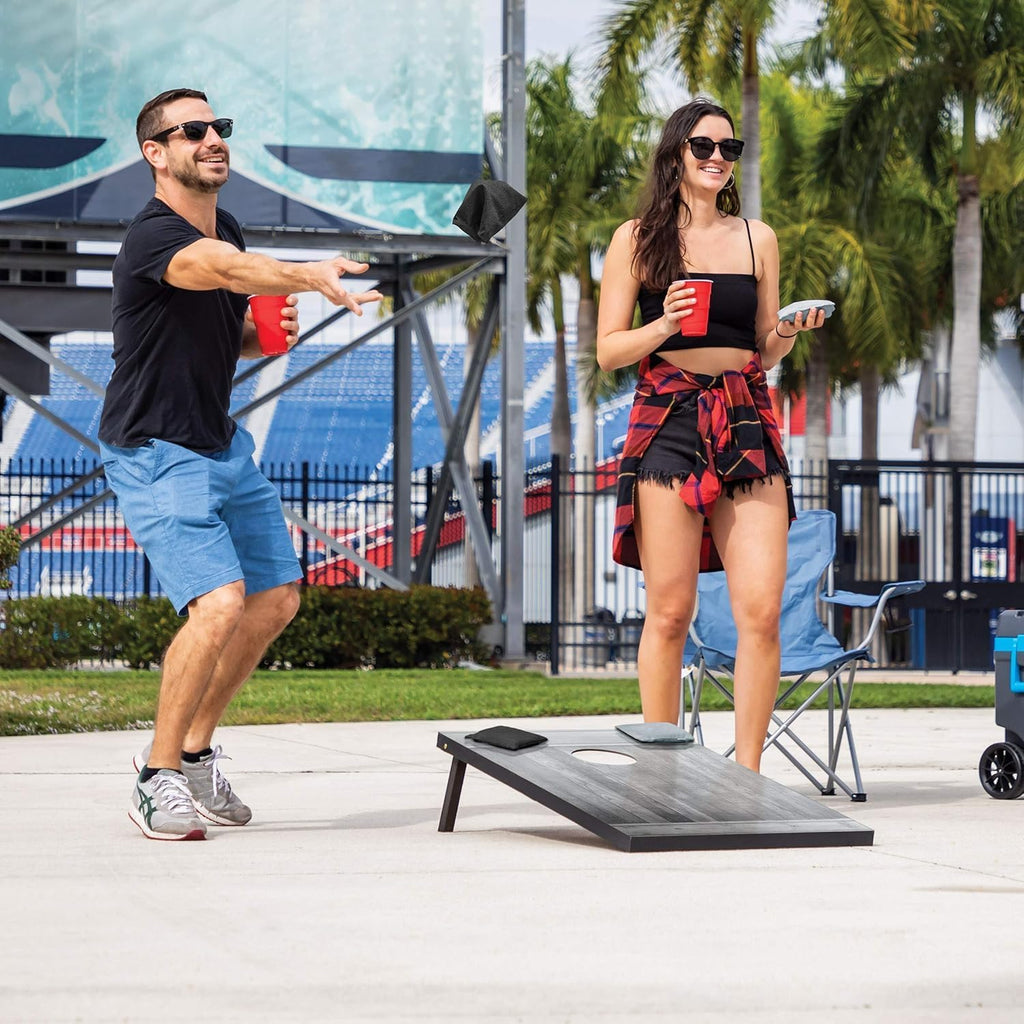2' x 3' MDF Cornhole Set, 2 Boards & 8 Bean Bags | Officially Licensed NFL Product, Gifts for Men, 2-4 Players