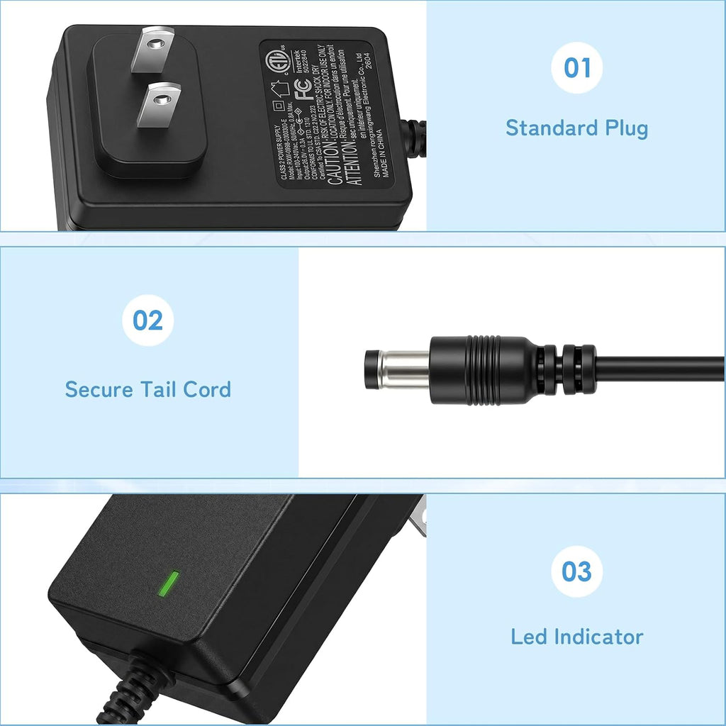 Charger Compatible with Gotrax Hoverboard and Go trax GKS Lumios/Plus/Pro