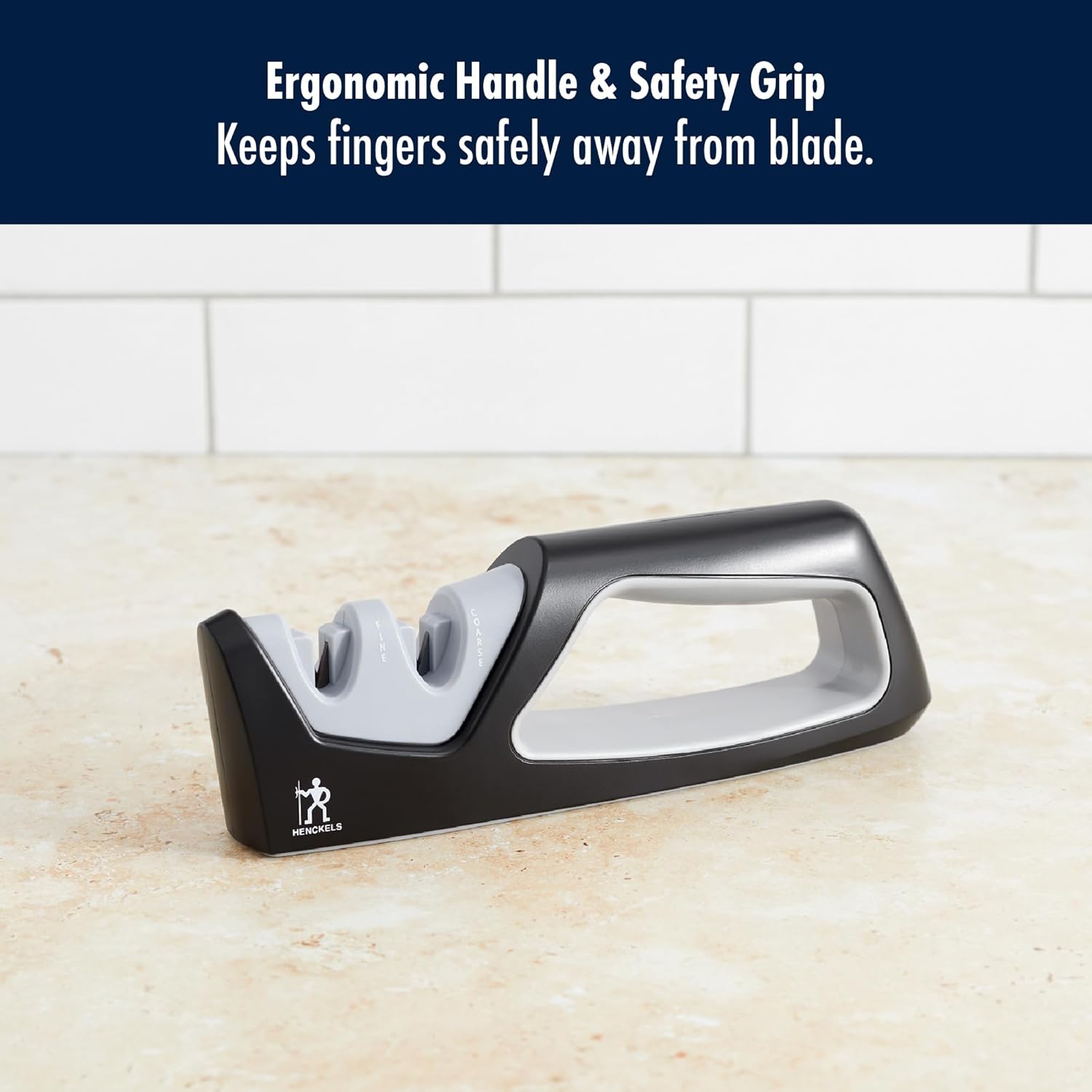 Handheld Knife Sharpener | Handheld Knife Sharpener, Manual Kitchen Knife Sharpener, Ergonomic Non-Slip Handle